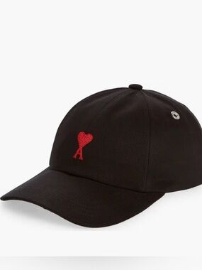 Ami de Coeur Embroidered Adjustable Baseball Cap
AMI PARIS
